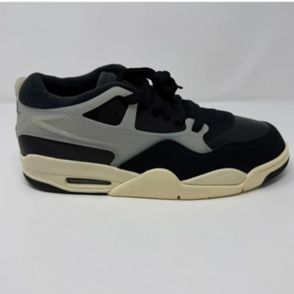 Air Jordan 4 RM Black/Gym Red/Sail/Coconut Sneakers Mens 11.5 - NWT FQ7939 006‎